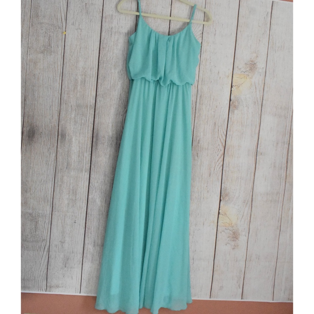 Bisou Bisou Tiffany Blue Maxi Dress